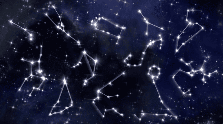 Die Sternbilder am Nachthimmel