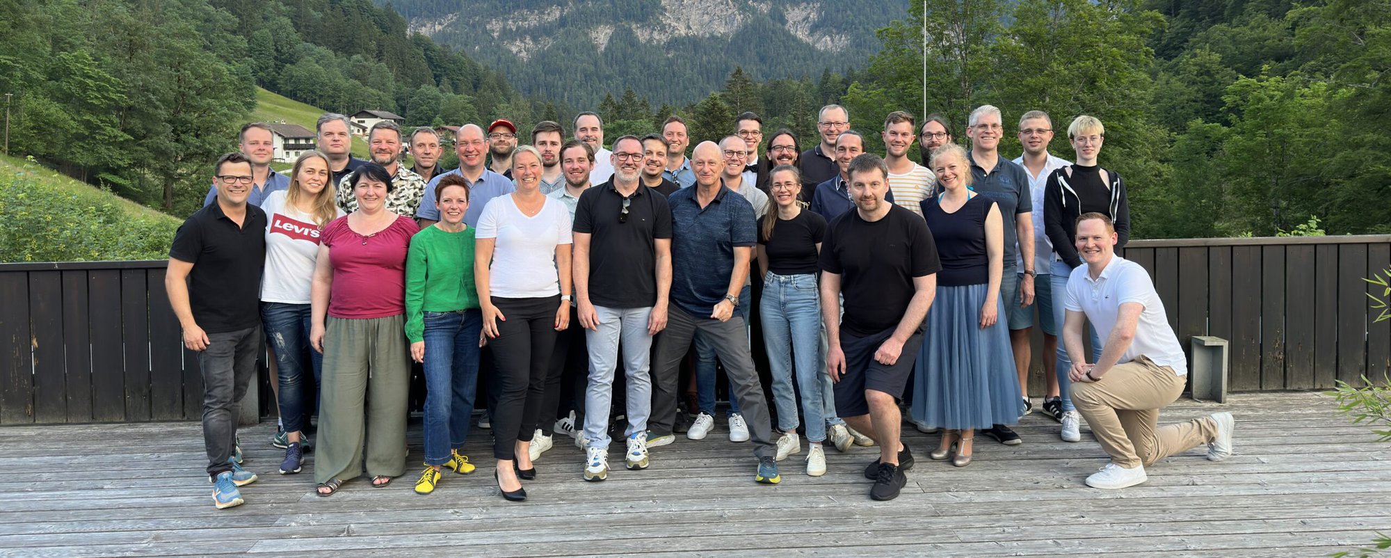 Das Colenet-Team beim 10-Jahres-Jubiläum